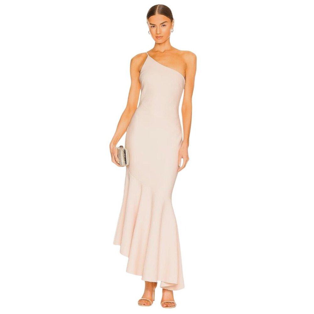 Significant Other Tori Dress in Blush Pink Aus 10 US 6 New Midi one shoulder